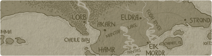 A paper map of Akarn