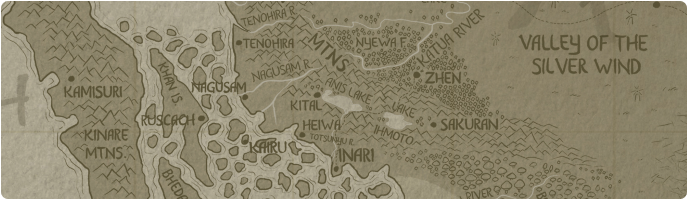 A paper map of Anis Lake
