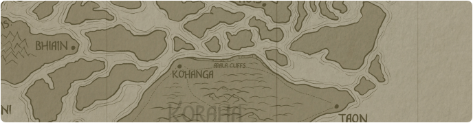 A paper map of Arala Cliffs