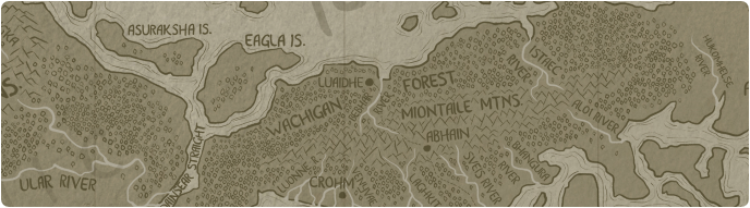 A paper map of the Bebhar River