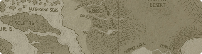 A paper map of Bheacan
