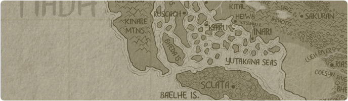 A paper map of Bheda Island