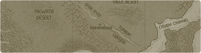 A paper map of Brahamanda