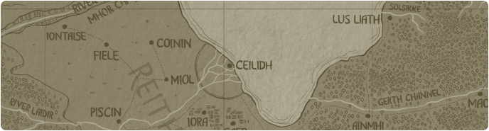 A paper map of Ceilidh