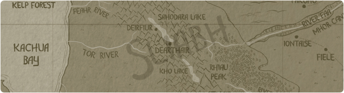 A paper map of Dearthair