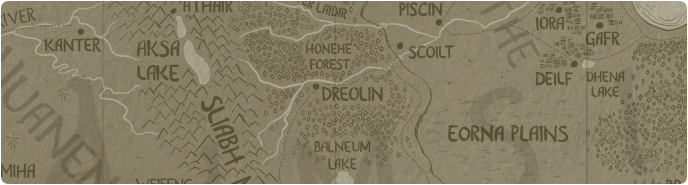 A paper map of Dreolin