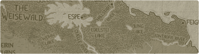 A paper map of Edelstei Lake