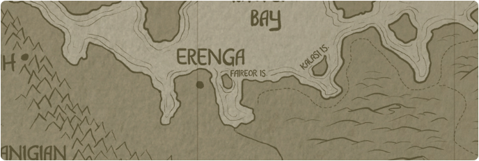 A paper map of Faireor Island