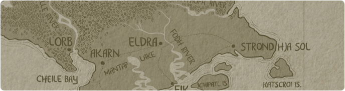 A paper map of the Fodh River