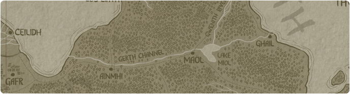 A paper map of the Gerth Channel