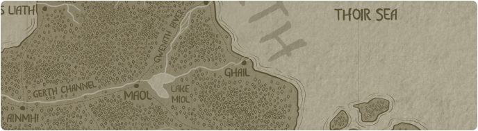 A paper map of Ghail A paper map of Ghail