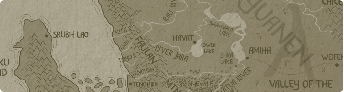 A paper map of the Jara River