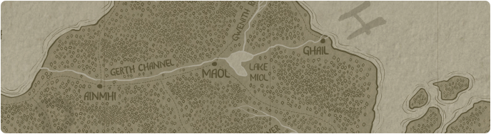 A paper map of Lake Miol