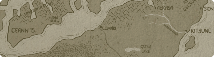 A paper map of Lomari