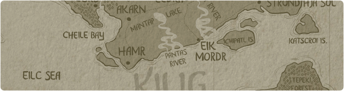 A paper map of the Pantas River