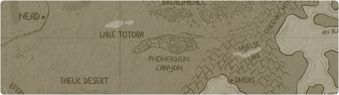 A color map of Phomekhun Canyon
