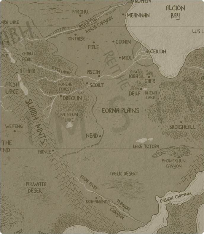 A paper map of Reithe