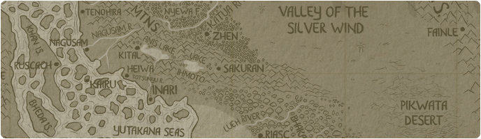A paper map of Sakuran