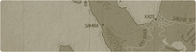 A paper map of Samira
