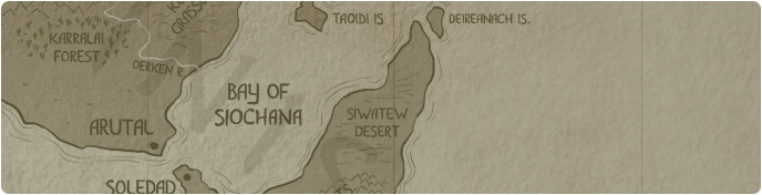 A paper map of Siwatew Desert