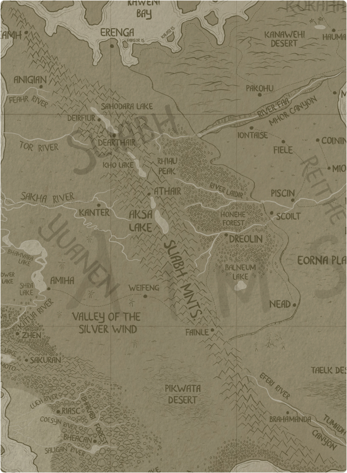 A paper map of Sliabh