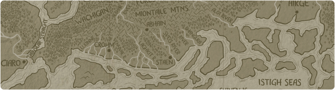 A paper map of the Sveis River