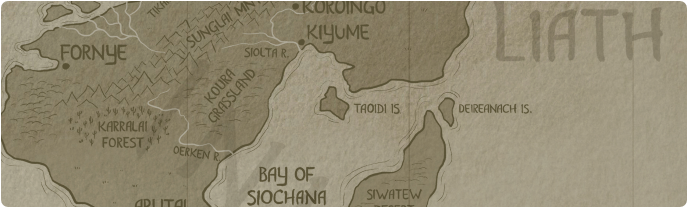 A paper map of Taoidi Island