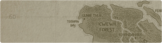 A paper map of Terrapin Bay
