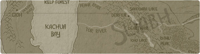 A paper map of the Tor River