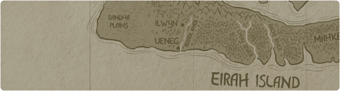A paper map of the Beraek River