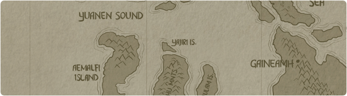 A paper map of Yajiri Island