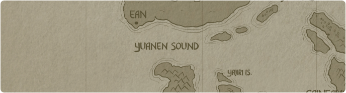A paper map of the Yuanen Sound