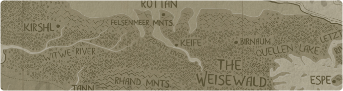 A paper map of the Zehnte River A paper map of the Zehnte River