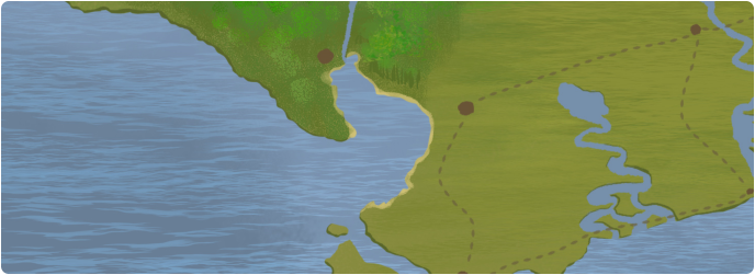 A color map of Cheile Bay