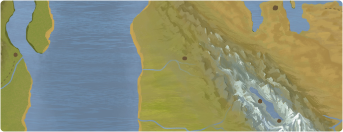 A color map of the Feahr River