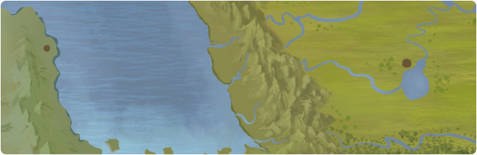 A color map of the Ghin River