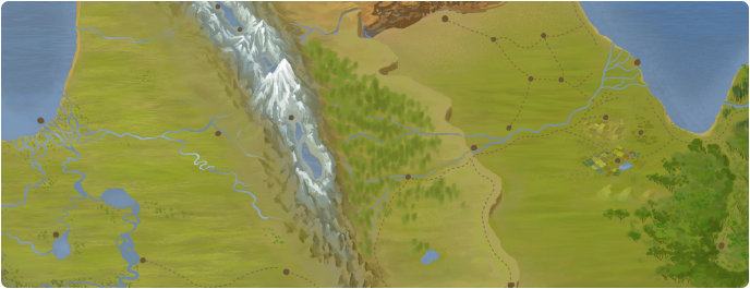 A color map of the Honehe Forest