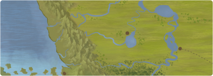 A color map of the Jara River
