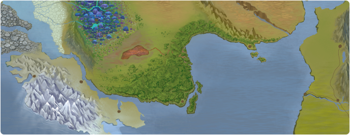 A color map of Kalina Forest