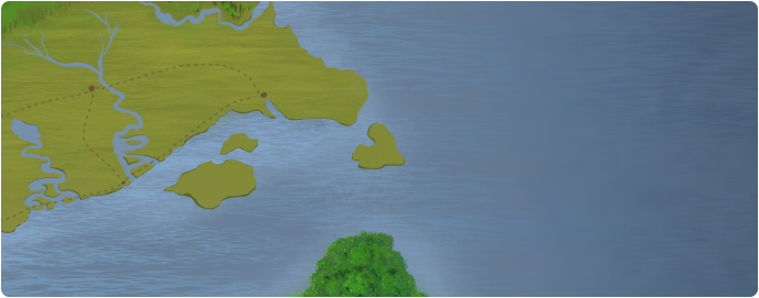 A color map of Katscroi Island A color map of Katscroi Island