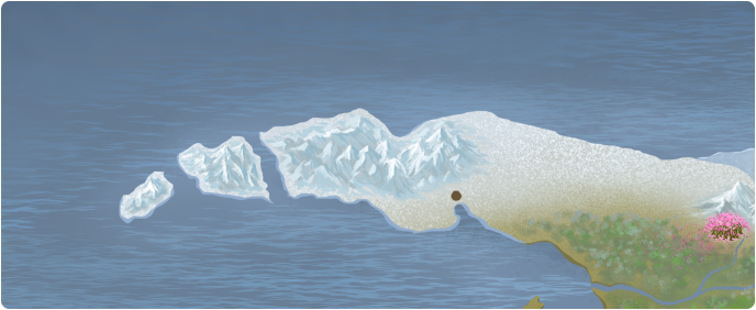 A color map of Kokili Mountains A color map of Kokili Mountains