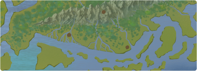 A color map of the Laghkit River