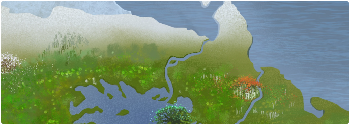 A color map of the Letzte River A color map of the Letzte River