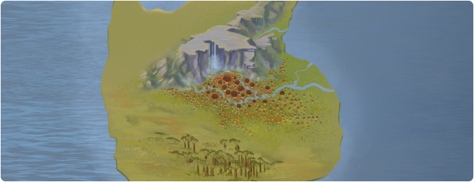 A color map of Nirimir Forest
