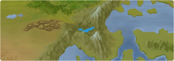 A color map of Nyelse Lake