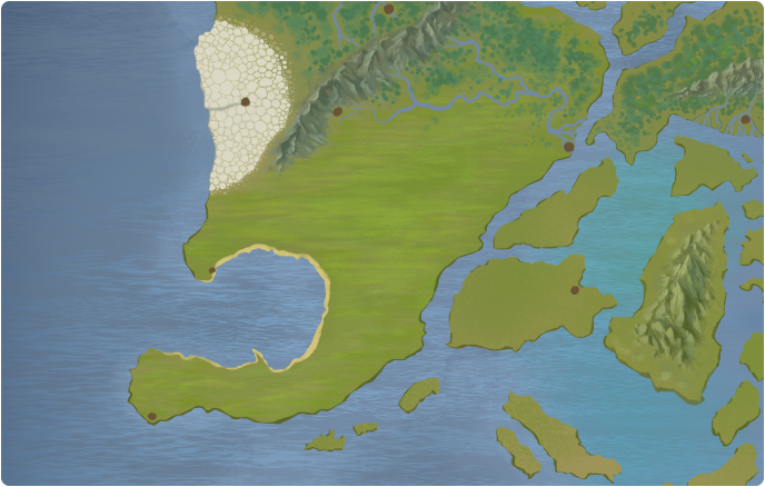 A color map of the Oscailte Prairie