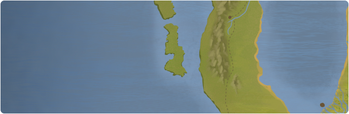 A color map of Rhudde Island