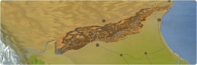 A color map of the River Faa