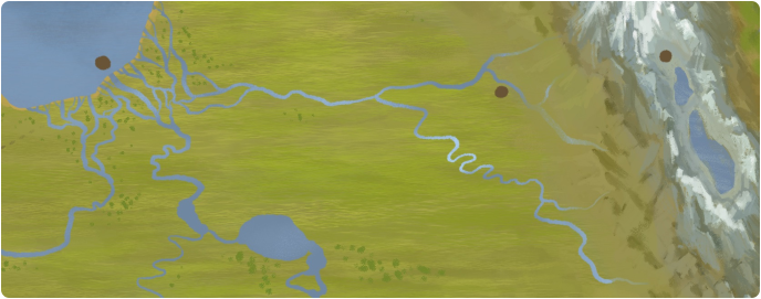 A color map of the Sakha River