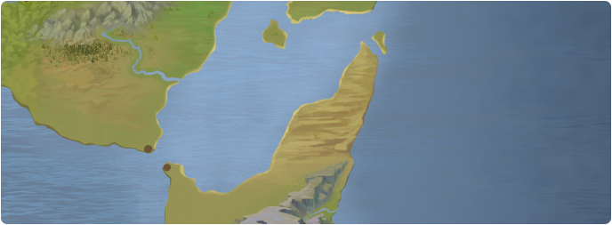 A color map of Siwatew Desert